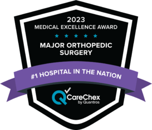 #1 Hospital in the Nation for Major Orthopedic Surgery Award Icon